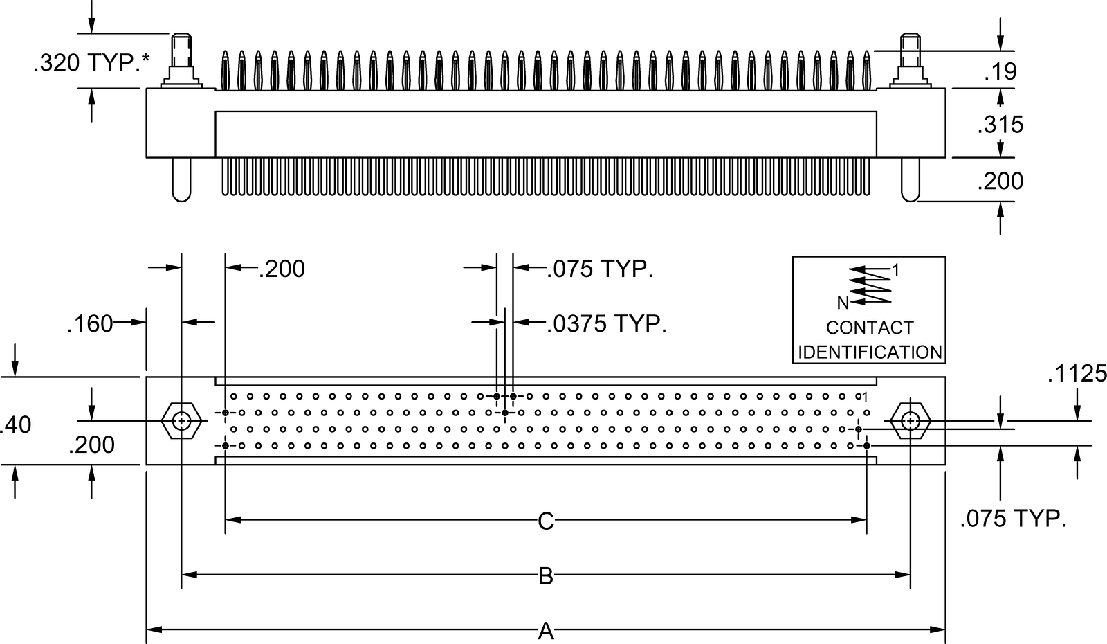 Data Sheet - HMM 4 Row Uninterrupted Plug, Compliant