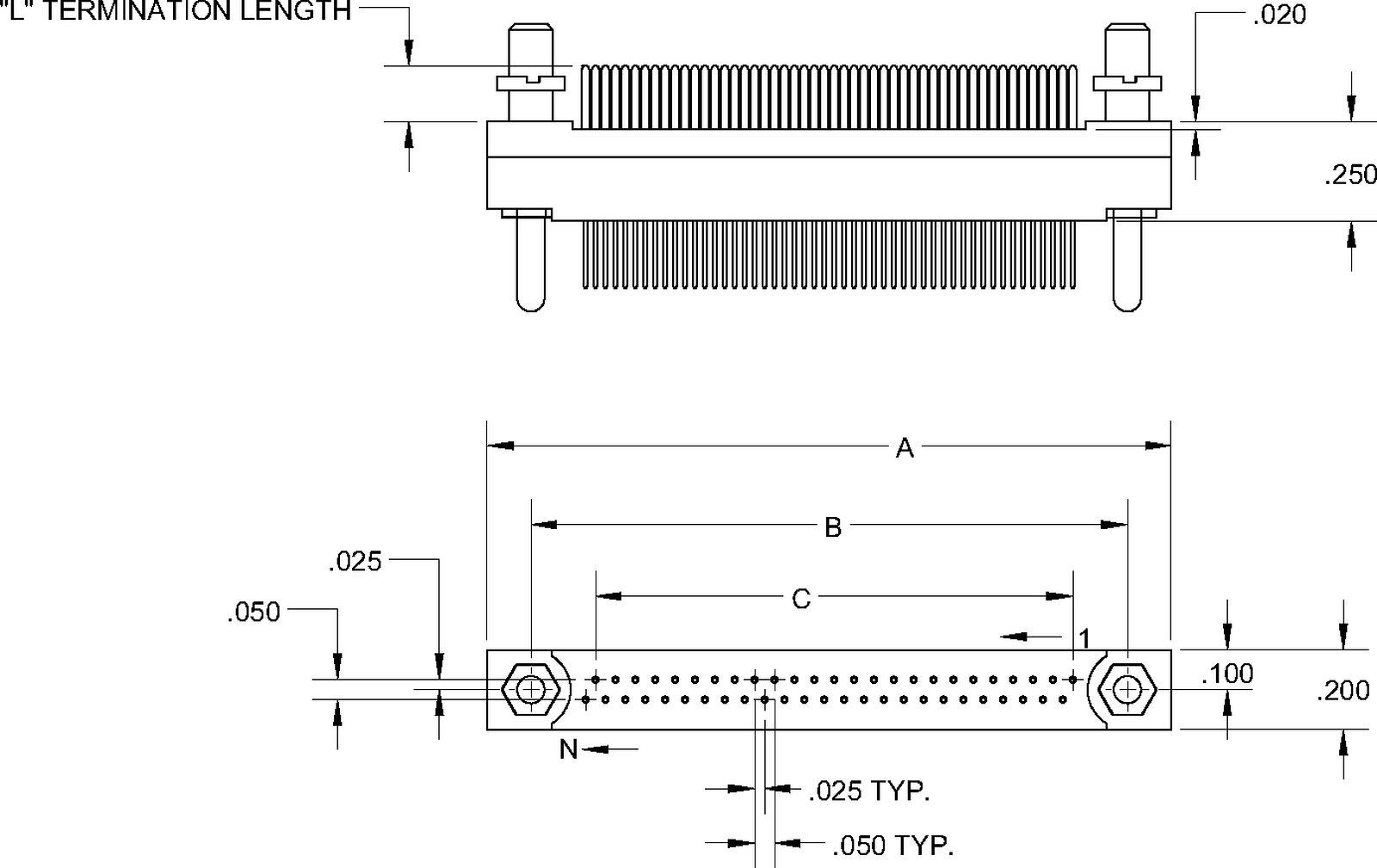 Data Sheet - HVM 2 Row Plug, Straight